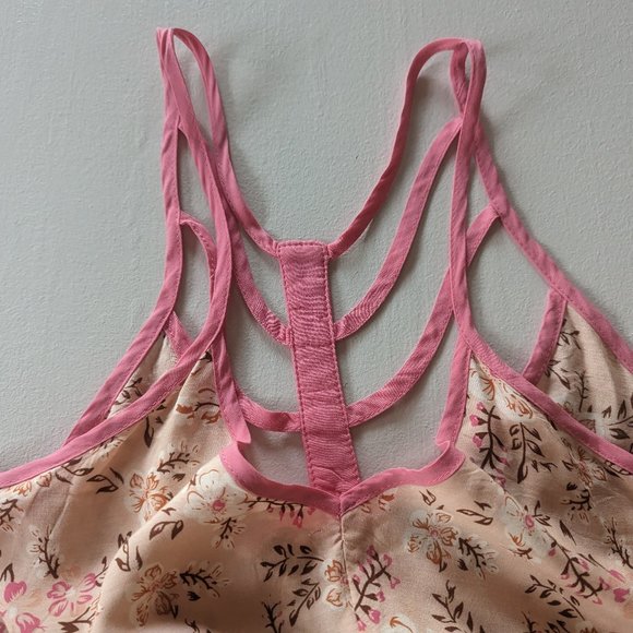 Heyson Size Small Tunic Cream and Pink - Picture 9 of 10